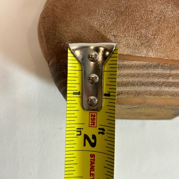 STEVE MADDEN Sz 8 Low Top Western Style Booties Suede Slip On Pointy Toe Boho - Picture 9 of 12